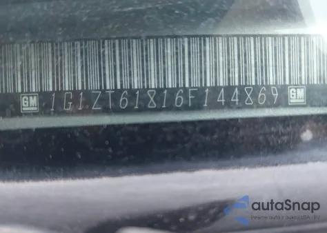 2006 Chevrolet Malibu Maxx Lt из США, поврежденный, VIN 1G1ZT61816F144869